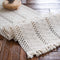 Alynsehom Macrame Table Runner Cream Beige Boho Table Runner with Tassels Hand Woven Cotton Table Runner Rustic Farmhouse Table Runner for Bohemian Kitchen Dining Table(12x108in)