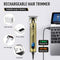 Men's Hair clipper, beard trimmer, professional cordless Hair clipper shaver set, T-shaped shaver with LCD screen, suitable for children and families