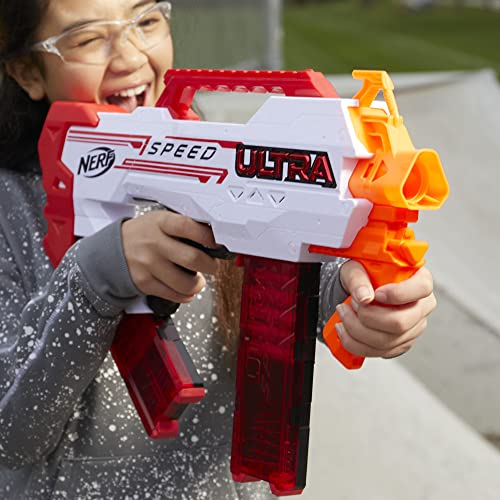 Nerf Ultra Speed Fully Motorized Blaster, Fastest Firing Nerf Ultra Blaster, 24 Nerf AccuStrike Ultra Darts, Uses Only Nerf Ultra Darts