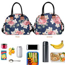 6Pcs Lunch Bag Women,Cooler Bag,Insulated Lunch Bag,Insulated Lunch Box with Silverware,beach cooler with Adjustable Shoulder Strap for Office Work School Picnic Workout Travel Gym