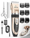 oneisall Dog Shaver Clippers Low Noise Rechargeable Cordless Electric Quiet Hair Clippers Set for Dog Cat