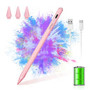 iXTRA Stylus Pen for iPad Palm Rejection, Magnetic Active Pencil Compatible with (2018-2023) Apple iPad Pro 11/12.9 Inch iPad 6/7/8/9/10th Gen/iPad Air 3rd/4/5th Gen/iPad Mini 5/6th Gen -Pink