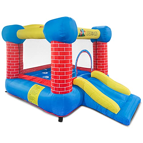 Lifespan Kids Inflatable BounceFort Mini 2 Trampoline Indoor Outdoor Playcentre