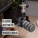 RØDE PodMic Broadcast-Quality Dynamic Microphone with Integrated Swing Mount for Podcasting, Streaming, Gaming, and Voice Recording