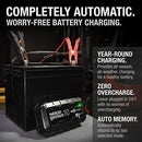 NOCO GENIUS10AU, 10A Smart Battery Charger, 6V and 12V Portable Car Battery Charger, Battery Maintainer, Trickle Charger and Desulfator for Automotive, Motorcycle, Motorbike, AGM and Lithium Batteries