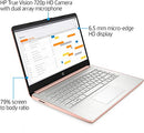 2021 HP 14" HD Laptop, Intel Celeron N4020 Processor, 4GB RAM, 64GB eMMC, Webcam, HDMI, Windows 10 S, 1 Year Office 365 , Google Classroom or Zoom Compatible, MD Accessories (Rose Gold)