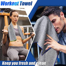 Chumia Microfiber Quick Dry Gym Towel 30 x 15.7 Inch Workout Towels for Sweat Fitness Beach Camping Yoga Travel Sports (15 Pcs)