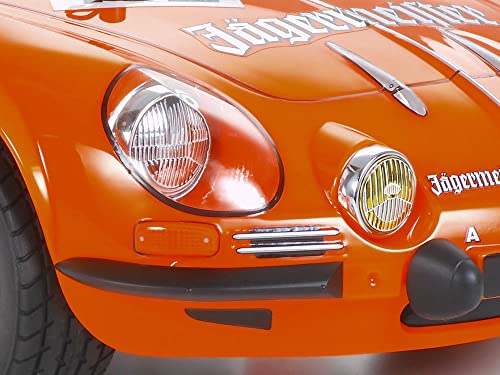 TAMIYA 58708 1:10 RC Renault Alpine A110 Hunterm. M-06 Remote Control Car, RC Vehicle, Model Making, Assembly, Hobbies, Crafts, Multi-Colour, Orange