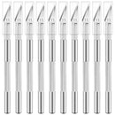 10-Pack Exacto Knife Precision Cutter Utility and Hobby Knife Metal Art Pen Knife & Craft Knife Set with Safety Cap for DIY Art Cutting Carving Scrapbooking Jetmore