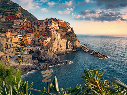 Ravensburger 16227 - Cinque Terre Viewpoint Puzzle 1500pc Jigsaw Puzzle, 31.5" x 23.5"