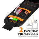 [Upgrade] BYETOO Magnetic Wristband with 2 Pockets,Tool Belt with 15 Strong Magnets,for Holding Screws,ails,Drill,Bits,Best Unique Men,Women,DIY Handyman,Carpenters,Father/Dad,Husband,Boyfriend,Women