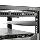 StarTech.com 1U Server Rack Rails with Adjustable Mounting Depth - 4 Post - EIA/ECA-310 Compliant - Supports up to 200lbs (UNIRAILS1UB)