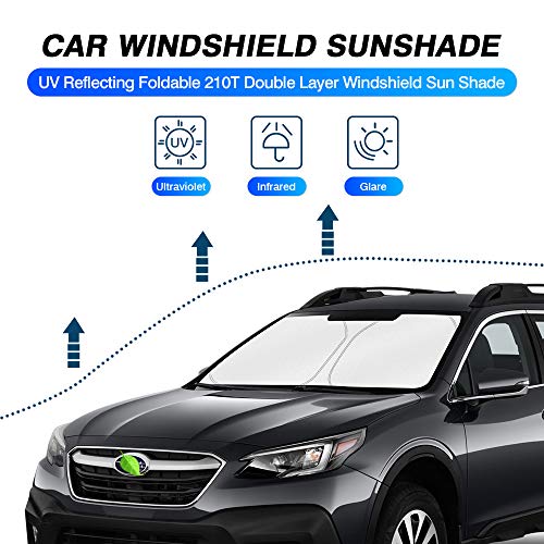 KUST Windshield Sun Shade for 2020-2023 2024 Subaru Outback Accessories Sunshade Window Sun Visor Protector Foldable Blocks UV Rays Keep Your Car Cooler