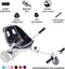 KKA Hoverboard seat Attachment for 6.5”-10” Hoverboard, go Kart Conversion kit, Accessory for self Balancing Scooter, Transform Your Hoverboard into a go cart (White)