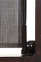 Dreambaby Retractable Baby Safety Gate - Extra Wide & Tall Mesh Gate - Fits up to 55" (140cm) Wide & 36.6" (93cm) Tall - with 2 Sets of Mounting Brackets (Included) - Black - Model F943