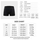 WOSAWE Men's Cycling Underwear Padded Shorts MTB Biking Boxer Briefs Shorts, XXX-Large Black