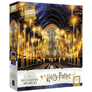 USAopoly Harry Potter Great Hall 1000 Piece Jigsaw Puzzle | Artwork from Harry Potter Films Featuring Hogwarts Great Hall | Official Collectible Harry Potter Merchandise Multicolor