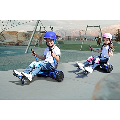 KKA Hoverboard Kart, Hover Cart, Buggy Attachment for 6.5"/8"/10" Hoverboards, Hoverboard Accessory to Transform Hover Boards into Go Karts