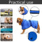 Microfiber Pet Robe Fast Dry Pet Bath Towel Dog Bathrobe with Adjustable Strap Hood Bath Towels for Pet Bath,Blue