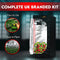 BLACK ORCHID Grow Tent Kit Complete 100W UFO LED Grow Light 60x60x160 cm Full Spectrum Indoor Grow Tent Kit Hydroponics Grow Tent Setup Kit Grow House
