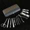 Set of 12Pcs Manicure Pedicure Kit, Nail Clippers, Professional Grooming Kit, Nail Tools with Luxurious Travel Case