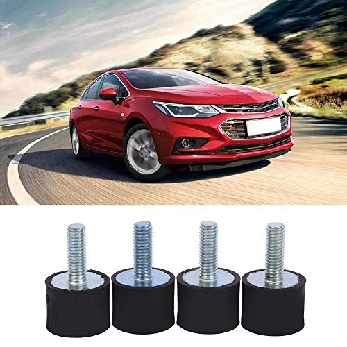 Yosoo 4Pcs M6 Rubber Mounts Shock Absorber Anti Vibration Silentblock Car Boat Bobbins