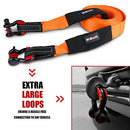 X-BULL Winch Accessories Kit 11Pcs 4x4 Off-Road Recovery Kit for Recover Automotive Stuck in Mud/Snow/Sand