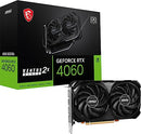 MSI GeForce RTX 4060 Ventus 2X Black 8G OC Graphics Card