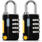 Worve 2 Pack Combination Lock 4 Digit Outdoor Waterproof Padlock for School Gym Locker, Sports Locker, Fence, Toolbox, Gate, Case, Hasp Storage (Black)…