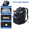 KROSER TSA Friendly Travel Laptop Backpack 17.3 Inch, Black Grey, 18.4 inch, Daypack Backpacks