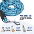 Heavy Duty Rope Dog Leash with Comfortable Padded Handle and Highly Reflective Threads 1.2M 1.5M 1.8M Suitable for Small, Medium and Large Dogs