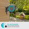 Gardena Roll-up 35 Retractable Hose Reel, Black / Turquoise, G18630-20