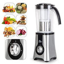 Jug Blenders, Uten Smoothie Blender with 1.25L Jug, Multi-Functional Smoothie Maker and Mixer for Juicers Fruit Vegetable 380W Automatic Blender Ice Crusher with 22,000 RPM/Min