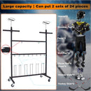 ztysn Hockey Gear Drying Rack Ice Hockey Stick Holder Field Hockey Equipment Dryer Large Hockey Display Storage Rack Sports Metal Tree Stand for Football Lacrosse