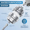 AquaHomeGroup 20 Stage Shower Filter with Vitamin C E for Hard Water - High Output Shower Water Filter to Remove Chlorine and Fluoride - 2 Cartridges Included -Consistent Water Flow Showerhead Filter
