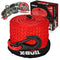 X-BULL Synthetic Winch Rope - Cable Kit -1/2" X 85ft 32000LBS Winch Line with Protective Sleeve Forged Winch Hook Safety Pull Strap go for 4WD Off Road Vehicle Truck SUV ATV UTV-Red