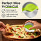 (Green) - Kitchy Pizza Cutter Wheel - Super Sharp and Easy To Clean Slicer, Kitchen Gadget with Protective Blade Guard (Green)