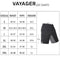 VAYAGER Men's Mountain Bike Shorts 3D Padded Bicycle MTB Shorts Loose-fit Lightweight MTB Cycling Shorts, Black, Large