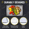 Checkered Chef Baking Sheet with Wire Rack Set - Twin Set w/Half Sheet Pan & Stainless Steel Oven Rack for Cooking