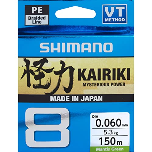 Line Kairiki 8 150 m 0.15 mm 10.3 kg M Green