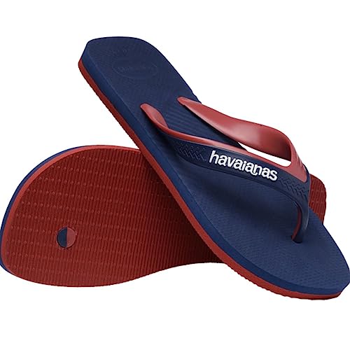 Havaianas Men's Dual Flip-Flop, Navy Blue Navy Blue, 7.5/8 UK