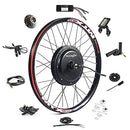 EBIKELING Waterproof Ebike Conversion Kit for Electric Bike 26" Front or Rear Wheel Electric Bicycle Hub Motor Kit, 1200W, Rear/LCD/Thumb