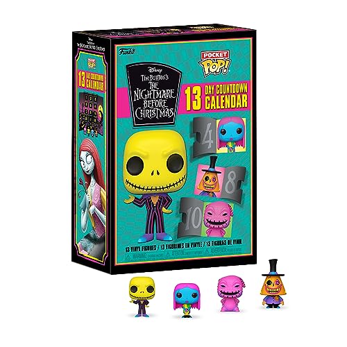 FUNKO ADVENT CALENDAR: 13 Days- The Nightmare Before Christmas(BLKLT), Multicolored (63959)