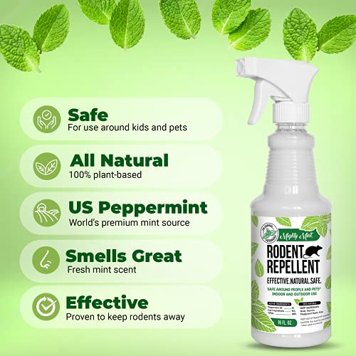 Mighty Mint 16oz Peppermint Oil Rodent Repellent Spray