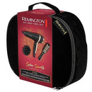 Remington Salon Smooth Hair Dryer Gift Pack, D6940AU, 2100 W, Includes Styling Essentials, Ceramic Ionic Grille, Adjustable Heat and Speed Settings, Black