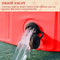 Floofi Dog Pool, Swimming Pool, Small Pool, Hard Plastic Pool, Dog Pools for Large Dogs, Outdoor Pool, Mini Pool, Pet Pool (Red Circle)