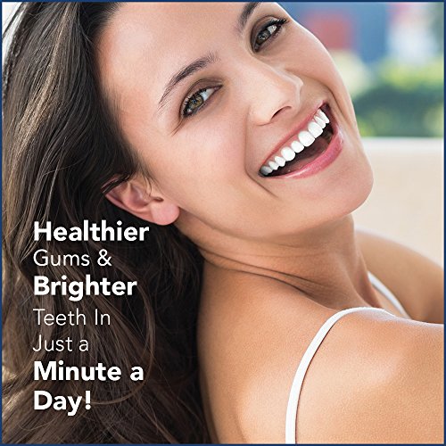 Waterpik Cordless Advanced Water Flosser WP-560 - 3 Pressure Settings - 360° Tip Rotation - 45 Seconds Water Capacity - Extra Quiet Design - 4x Flosser Tips - Dental Floss - Oral Hygiene - White