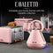 Tower T12061PNK Cavaletto Hand Mixer with Stainless Steel Beaters, Dough Hooks, 5 Speeds, 300W, Pink and Rose Gold