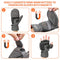 Palmyth Ice Fishing Gloves Convertible Mittens Flip Fingerless Mitt with Thinsulate 3M Warm for Cold Weather and Winter Men Women Photography Running Camera (Gray, X-Small)