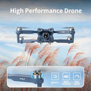 Brushless Motor Drones with 2 Camera for Adults, Adjustable Camera 1080P Drone, 5GHz WIFI FPV Drones, RC Quadcopter with Optical Flow Positioning for Beginners, 3D Flip, 2 Batteries